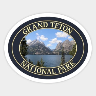 Jenny Lake at Grand Teton National Park in Wyoming Sticker